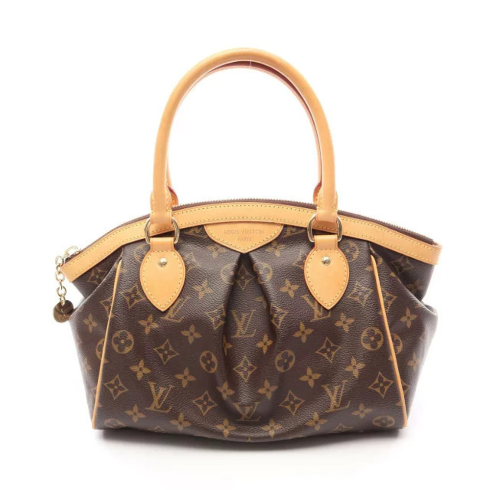Louis Vuitton Tivoli Monogram Handbag Canvas Leather Brown